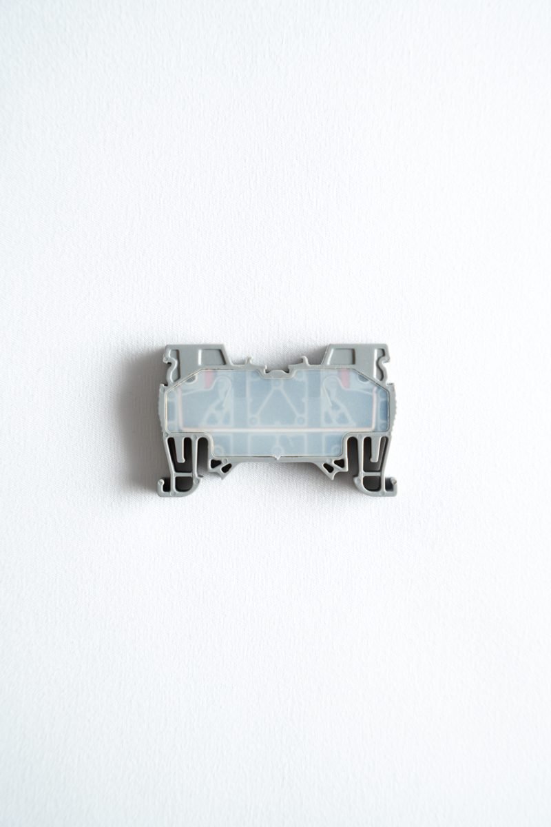 Push-In Reihenklemme 4mm² grau – Bild 2