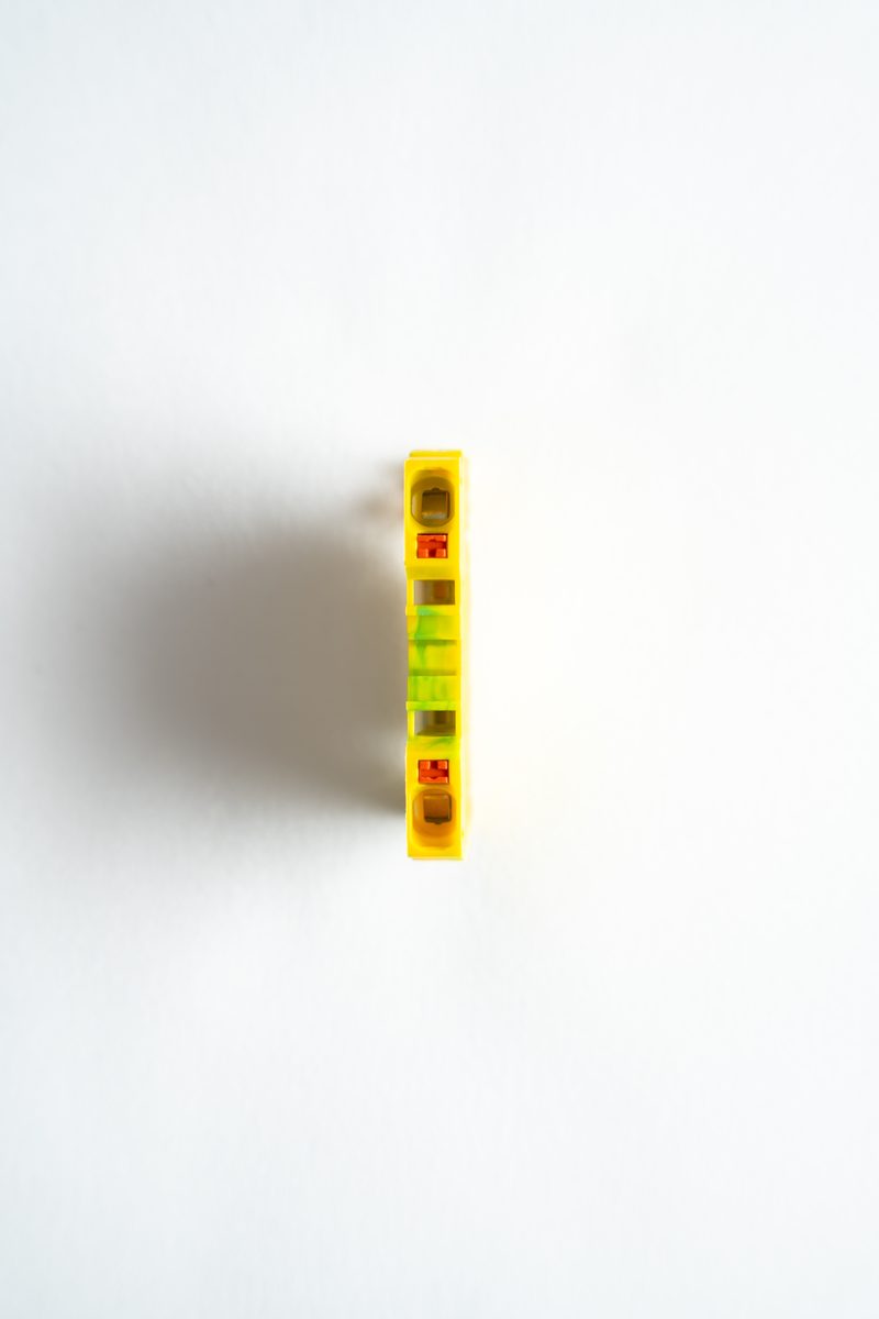 Schutzleiter-Klemme PE 4mm² grün-gelb (50er Pack) – Bild 3