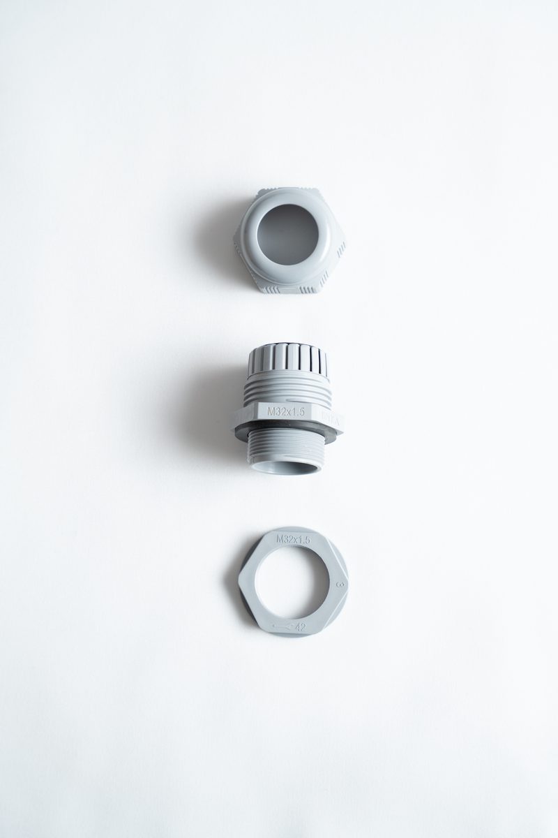Kabelverschraubung M32 IP68 grau (25er Pack) – Bild 2