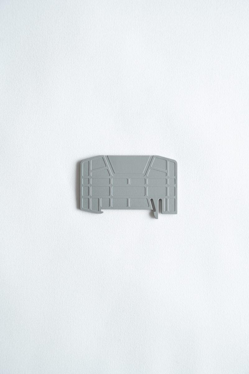 Trennklemme 4mm² grau mit Trennmesser (50er Pack)
